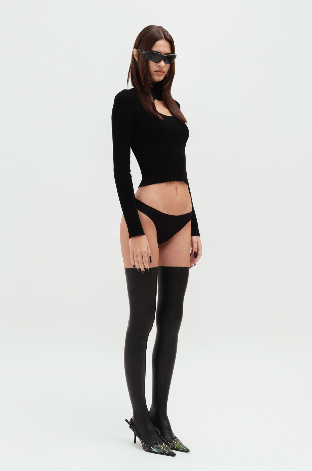 The JORŌ - Cut-out Knit Top